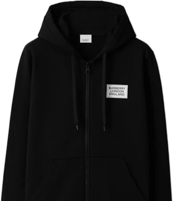 Sudadera con Capucha Negra Burberry SS24 con Logo Apliqué. 80843451 Purchase Sudadera con Capucha Negra Burberry SS24 con Logo Apliqué. 80843451