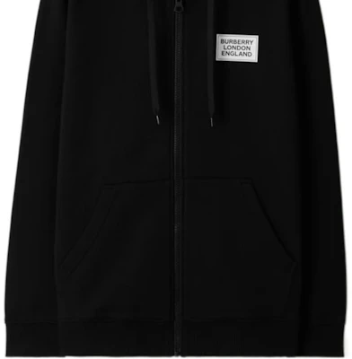 Sudadera con Capucha Negra Burberry SS24 con Logo Apliqué. 80843451 Details for Sudadera con Capucha Negra Burberry SS24 con Logo Apliqué. 80843451