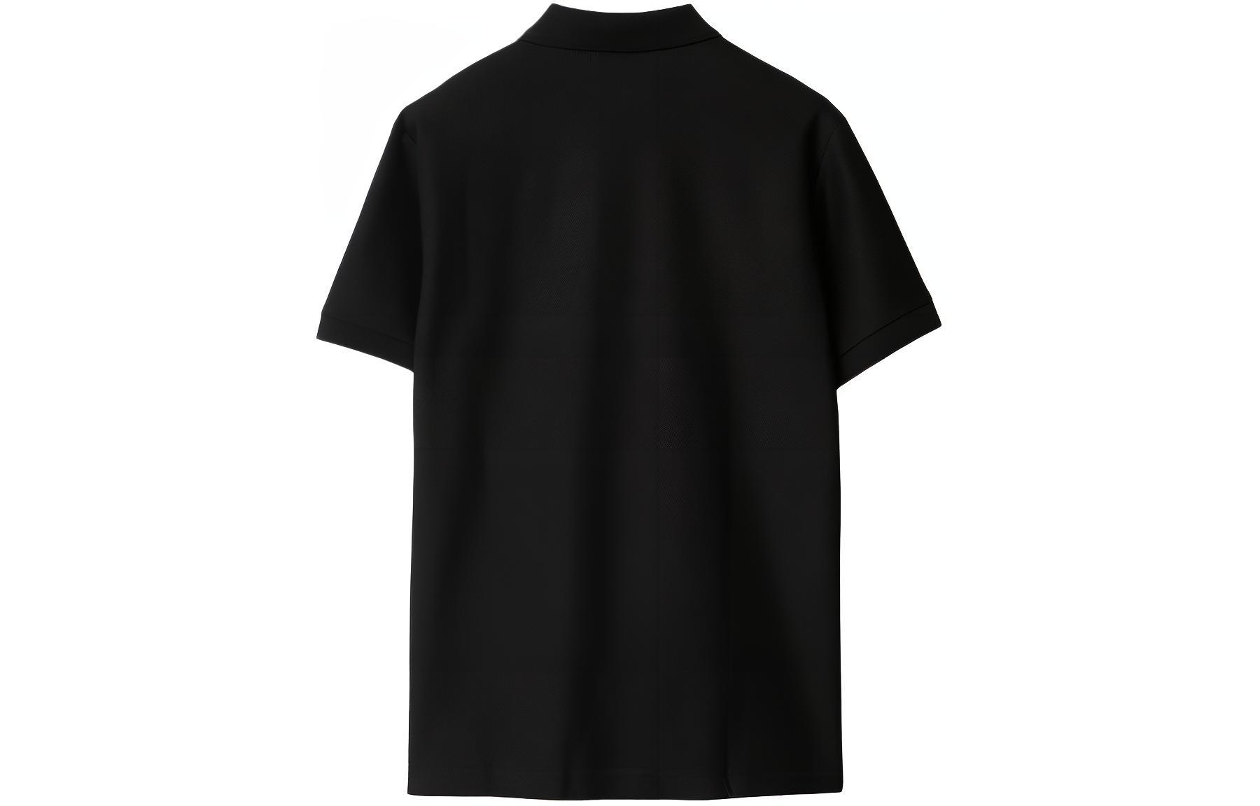 Lookbook Burberry SS24 Polo Negro con Logo Bordado. 80844361