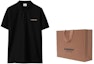 Shop Burberry SS24 Polo Negro con Logo Bordado. 80844361