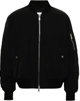 Burberry SS24 Black Logo Embroidered Zip-Up Baseball Jacket. 80934121 Burberry SS24 Black Logo Embroidered Zip-Up Baseball Jacket. 80934121