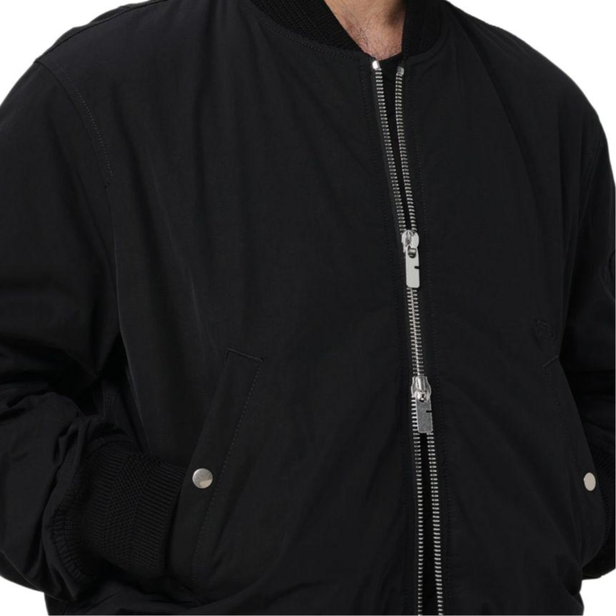 Sizing Burberry SS24 黑色刺繡Logo棒球外套拉鍊夾克. 80934121