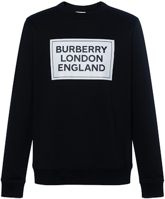 버버리 SS24 블랙 로고 프린트 크루넥 긴팔 스웻셔츠. 80843431 Buy 버버리 SS24 블랙 로고 프린트 크루넥 긴팔 스웻셔츠. 80843431