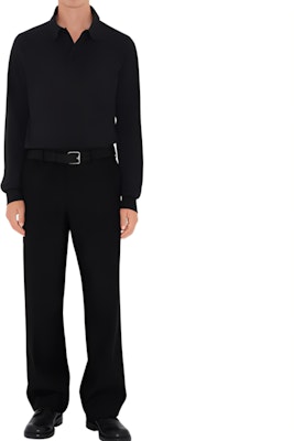 Burberry SS24 Baju Polo Lengan Panjang Hitam Logo Sulaman. 80947531 Lookbook Burberry SS24 Baju Polo Lengan Panjang Hitam Logo Sulaman. 80947531