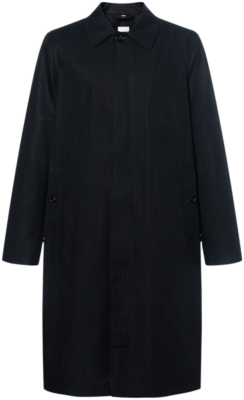 burberry-ss-24-black-mid-length-solid-color-long-sleeve-button-trench-coat-80842181