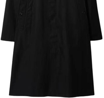 Burberry SS24 Trench Negro de Manga Larga y Color Sólido 80842181 Purchase Burberry SS24 Trench Negro de Manga Larga y Color Sólido 80842181