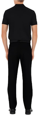 バーバリー SS24 ブラック ロゴ 刺繍 ポロシャツ 80964251 Shop バーバリー SS24 ブラック ロゴ 刺繍 ポロシャツ 80964251