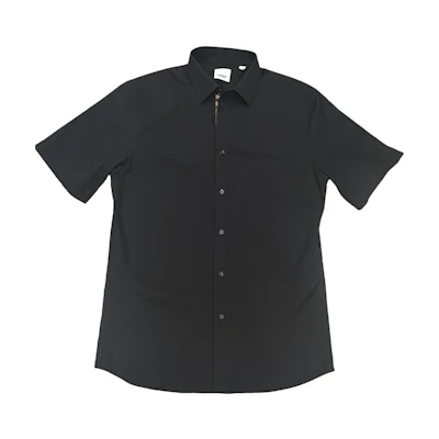 Burberry SS24 Black Short-Sleeve Casual Single-Breasted Shirt. 80842801