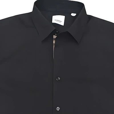 Burberry SS24 Black Short-Sleeve Casual Single-Breasted Shirt. 80842801 Details for Burberry SS24 Black Short-Sleeve Casual Single-Breasted Shirt. 80842801