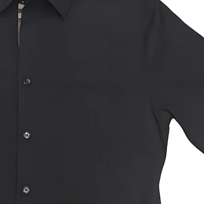 Burberry SS24 Black Short-Sleeve Casual Single-Breasted Shirt. 80842801 Sizing Burberry SS24 Black Short-Sleeve Casual Single-Breasted Shirt. 80842801