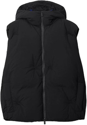 Burberry SS24 Black Sleeveless Hooded Puffer Vest Jacket. 80838191 Buy Burberry SS24 Black Sleeveless Hooded Puffer Vest Jacket. 80838191