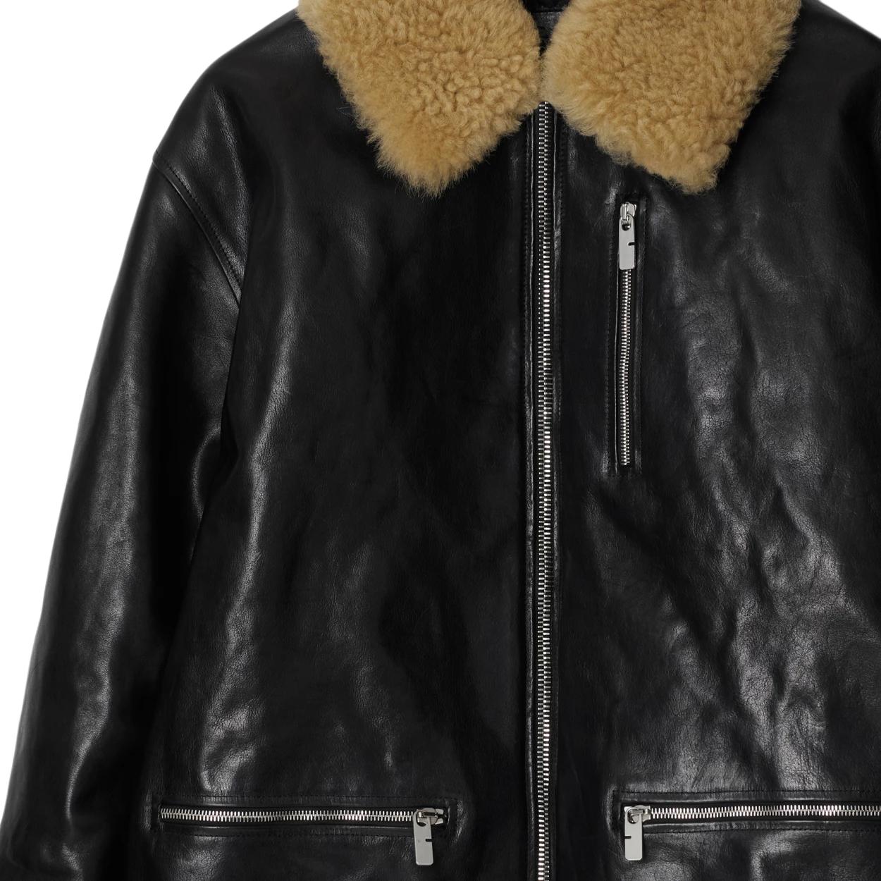 Burberry SS24  Black Solid Color Zip-Up Long Sleeve Jacket. 80917461 圖 7