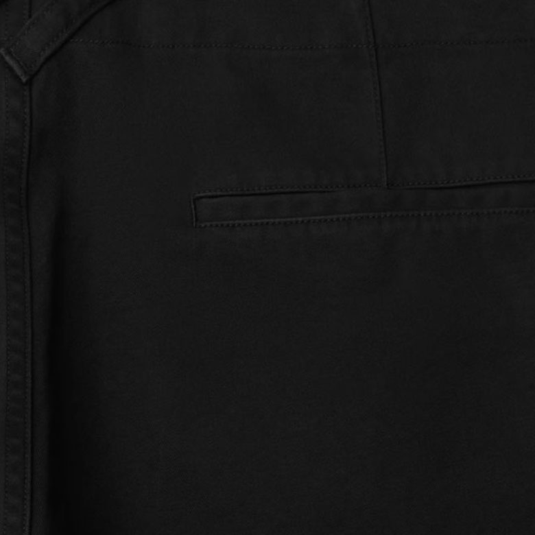 Details for Burberry SS24 Celana Hitam Straight-Leg Kasual dengan Detail Jahitan. 80831731