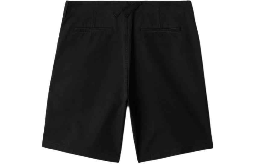 Burberry SS24  Black Twill Button-Up Relaxed Shorts 80836241 圖 3