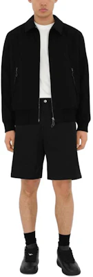 Burberry SS24 Pantalones Cortos Negros Relaxed Twill con Botones 80836241 Shop Burberry SS24 Pantalones Cortos Negros Relaxed Twill con Botones 80836241