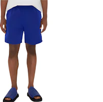 Burberry SS24 Blue Casual Shorts with Solid Color and Logo Embroidery. 80817951 Burberry SS24 Blue Casual Shorts with Solid Color and Logo Embroidery. 80817951