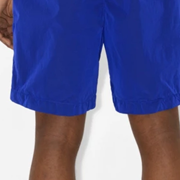 Details for Burberry SS24 Seluar Pendek Biru Kasual dengan Warna Solid & Sulaman Logo. 80817951