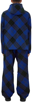 Burberry SS24 藍色格紋連帽拉鍊外套 80836181 Purchase Burberry SS24 藍色格紋連帽拉鍊外套 80836181