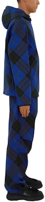 Burberry SS24 藍色格紋連帽拉鍊外套 80836181 Details for Burberry SS24 藍色格紋連帽拉鍊外套 80836181