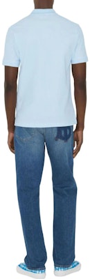 Burberry SS24 Blue Polo Shirt with Solid Color and Logo Embroidery. 80707371 Shop Burberry SS24 Blue Polo Shirt with Solid Color and Logo Embroidery. 80707371