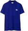 Buy Burberry SS24 藍色短袖POLO衫 帶刺繡標誌款式 80849361