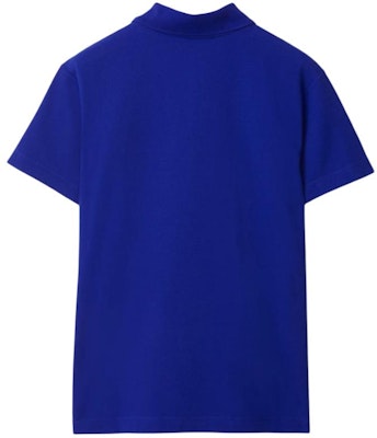 Burberry SS24 藍色短袖POLO衫 帶刺繡標誌款式 80849361 Lookbook Burberry SS24 藍色短袖POLO衫 帶刺繡標誌款式 80849361