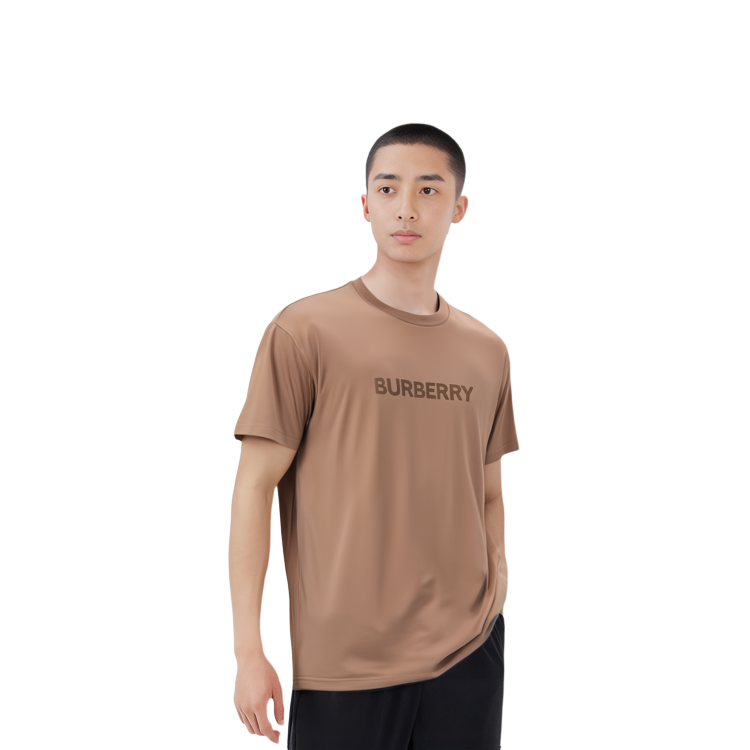 Burberry SS24  Brown Letter Print Short Sleeve Crewneck T-Shirt. 80831281 圖 4