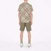 Details for Burberry SS24 Brown Mid-Rise Straight Casual Shorts. 80836221