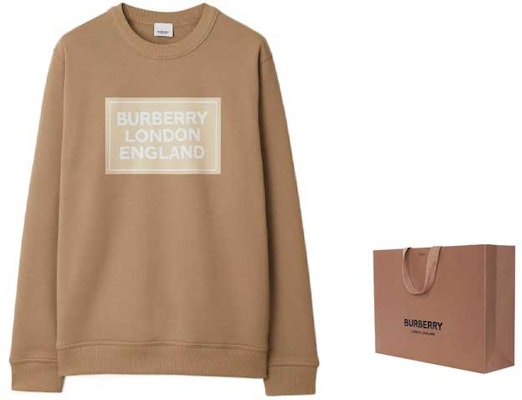 Burberry SS24 Camel Letter Logo Crewneck Long Sleeve Sweatshirt 80843421 Shop Burberry SS24 Camel Letter Logo Crewneck Long Sleeve Sweatshirt 80843421