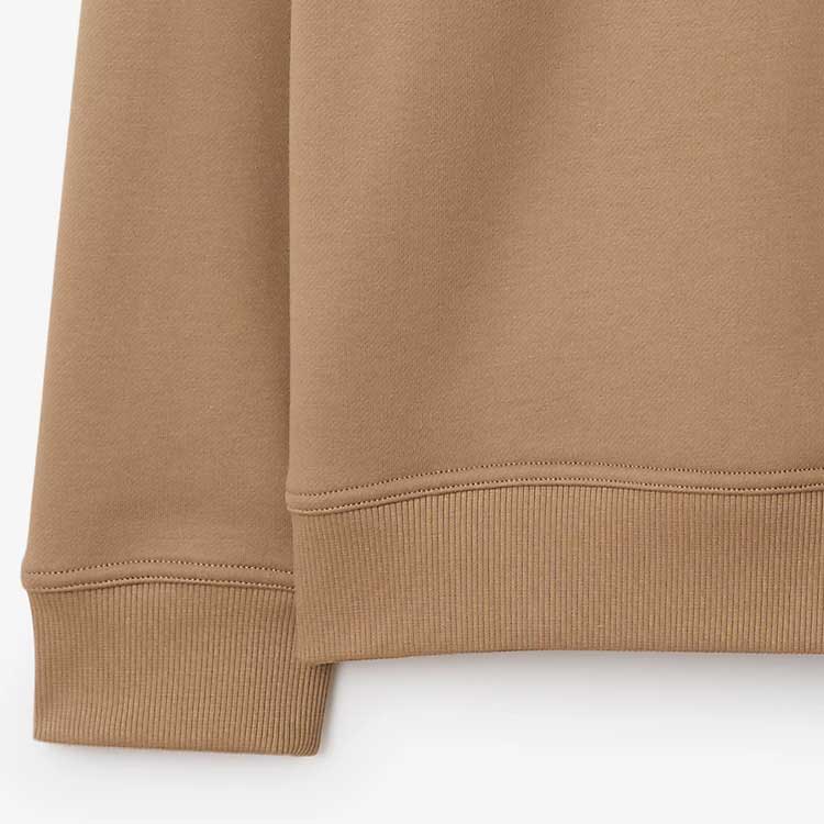 Details for Burberry SS24  Camel Letter Logo Crewneck Long Sleeve Sweatshirt 80843421
