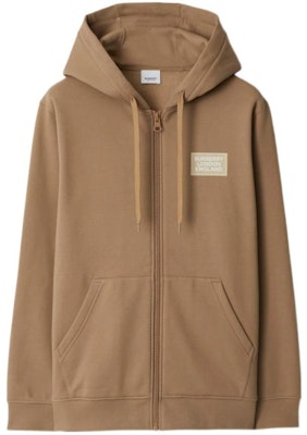 博柏利 SS24 驼色字母印花拉链连帽衫. 80843461 Buy 博柏利 SS24 驼色字母印花拉链连帽衫. 80843461