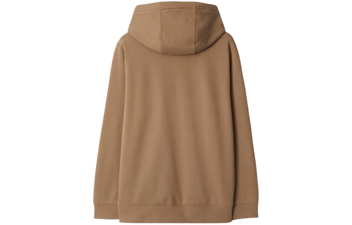 Purchase 博柏利 SS24 驼色字母印花拉链连帽衫. 80843461