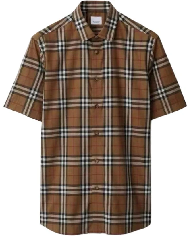 burberry-ss-24-check-print-short-sleeve-casual-shirt-khaki-80846901