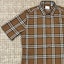 Purchase 버버리 SS24 체크 프린트 반소매 캐주얼 셔츠 카키 80846901