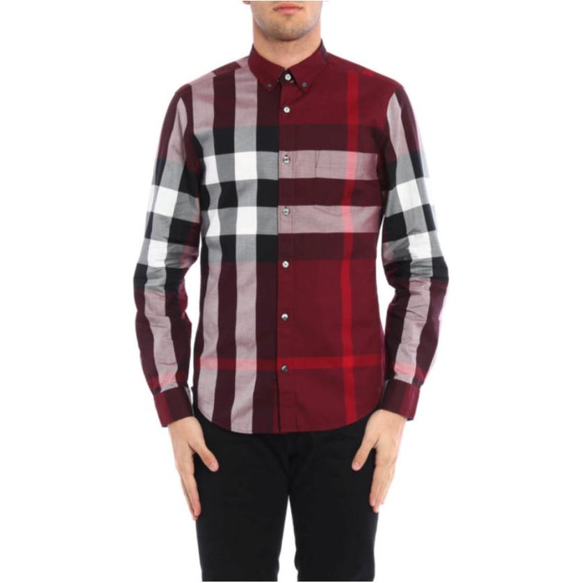 Burberry SS24  Checkered Long-Sleeve Button-Up Shirt - Multicolor 39961071 圖 3