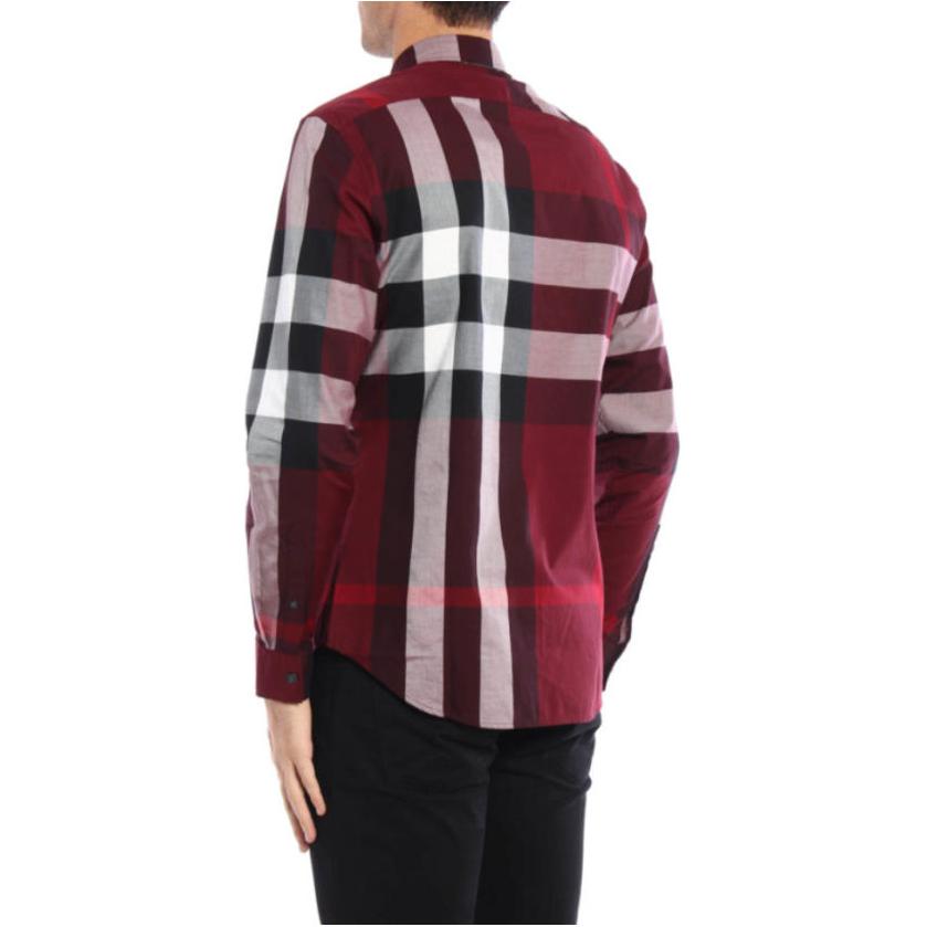 Burberry SS24  Checkered Long-Sleeve Button-Up Shirt - Multicolor 39961071 圖 4