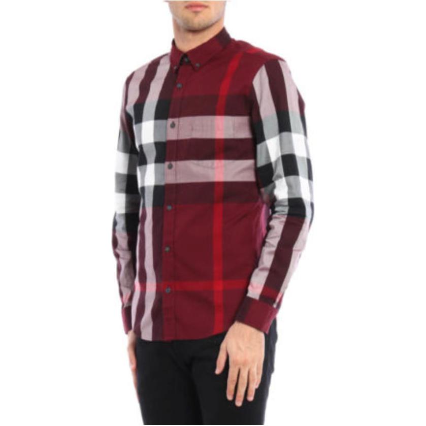 Burberry SS24  Checkered Long-Sleeve Button-Up Shirt - Multicolor 39961071 圖 5
