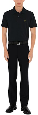 博柏利 SS24 煤黑色純色標誌短袖POLO衫 80998821 Lookbook 博柏利 SS24 煤黑色純色標誌短袖POLO衫 80998821