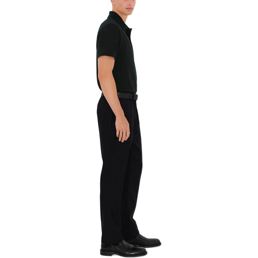 Purchase 巴宝莉 SS24 煤黑色纯色Logo短袖POLO衫. 80998821