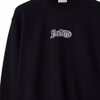 Details for Burberry 2024春夏煤黑字母Logo印花圓領衛衣 80978221