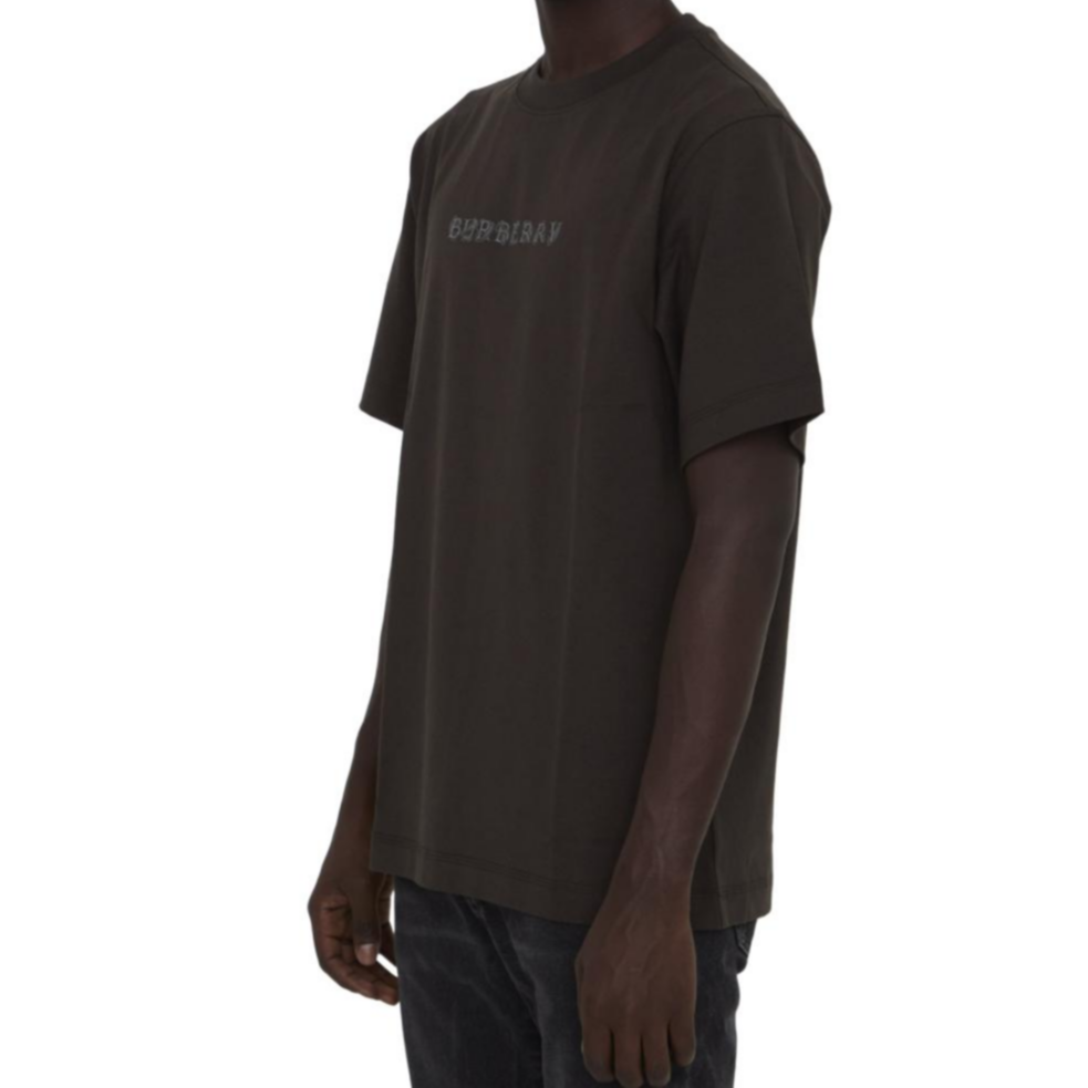 Burberry SS24  Coffee Brown Logo Print Crew Neck Short Sleeve T-Shirt 80978751 圖 3
