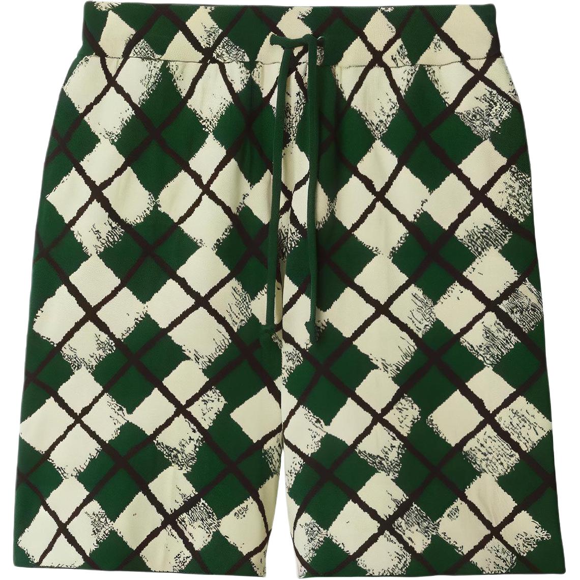 Burberry SS24  Diamond Check Print Casual Shorts 80811561