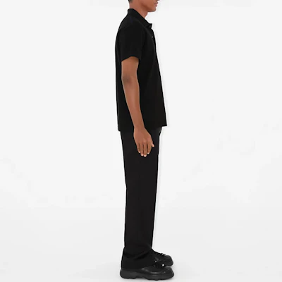 博柏利 SS24 马术骑士标志修身版黑色 Polo 衫 80849371 Sizing 博柏利 SS24 马术骑士标志修身版黑色 Polo 衫 80849371