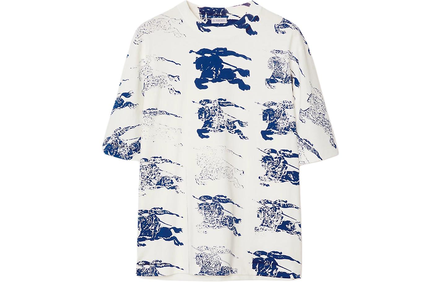 Burberry SS24  Full Print Crewneck T-Shirt Raindrop Color Short Sleeve. 80813691 圖 2