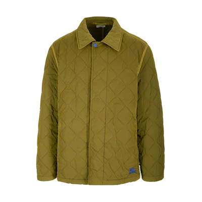 Burberry SS24 Green Quilted Long-Sleeve Casual Jacket 80838101