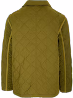 Lookbook Burberry SS24 Jaket Kasual Lengan Panjang Berlapik Hijau 80838101