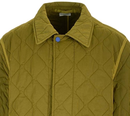 Burberry SS24 Jaket Kasual Lengan Panjang Quilted Hijau. 80838101 Details for Burberry SS24 Jaket Kasual Lengan Panjang Quilted Hijau. 80838101