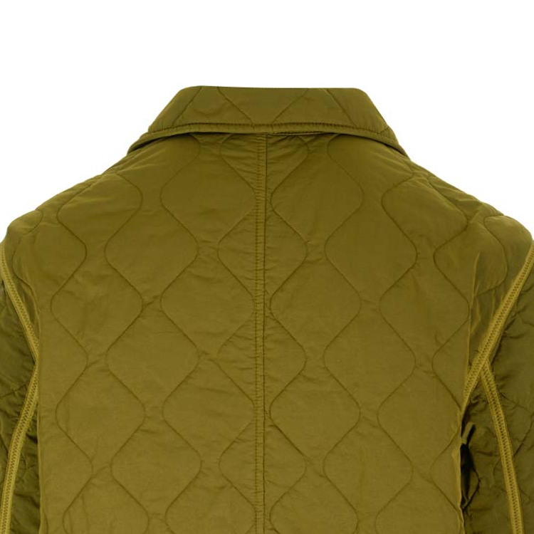 Sizing Burberry SS24 綠色菱格長袖休閒外套 80838101