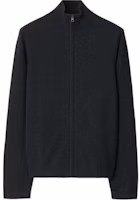 Order Burberry SS24 灰色羊絨拉鍊立領毛衣 80991611