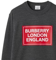 Burberry SS24 Kelabu Letter Print Crewneck Pullover Sweatshirt. 80843441 Purchase Burberry SS24 Kelabu Letter Print Crewneck Pullover Sweatshirt. 80843441
